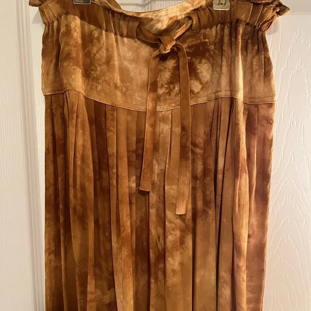 Madewell Smocked Midi Skirt
